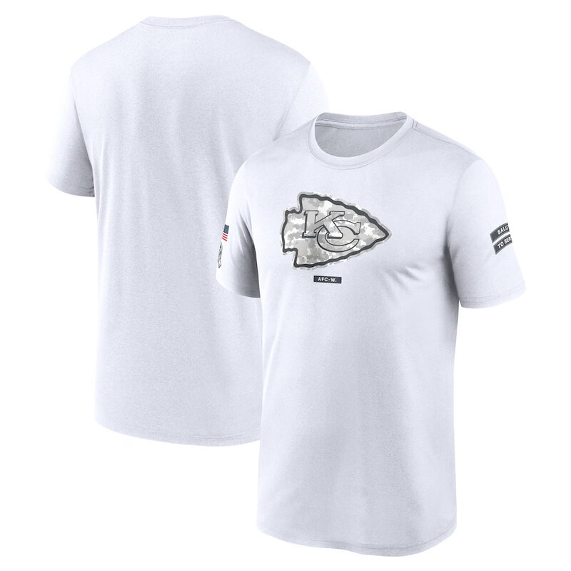 short sleeve NFL football Salute To Service tee shirt for big and tall guys