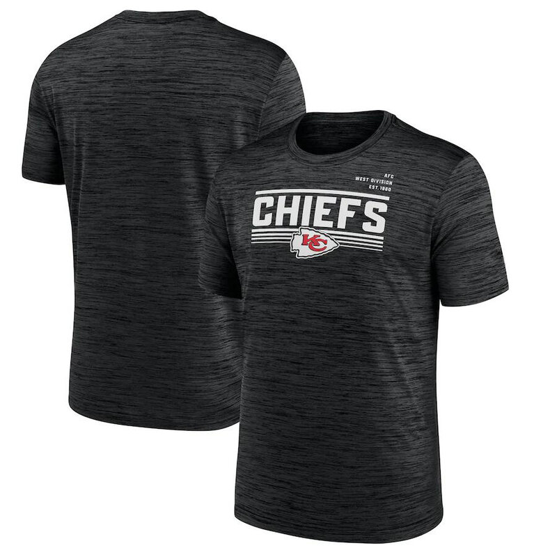 NFL Kansas City Chiefs Footall Shirt Short Sleeve Dri-fit workout gym running sport tee