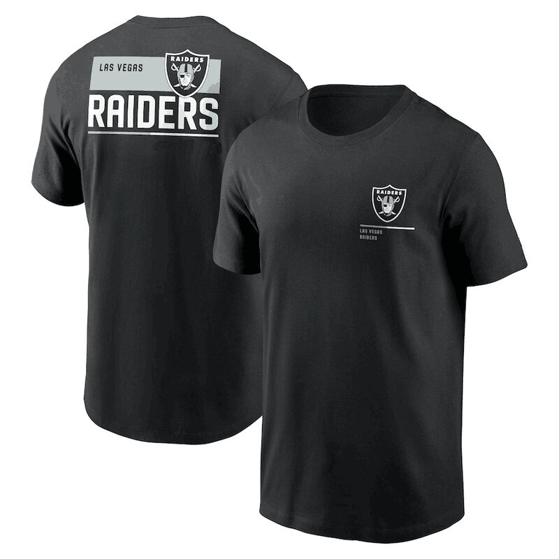 short sleeve NFL Las Vegas Raiders Adult Gameday T-Shirt,Unleash Your Team Spirit During Game Day