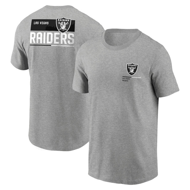 short sleeve NFL Las Vegas Raiders Adult Gameday T-Shirt,Unleash Your Team Spirit During Game Day
