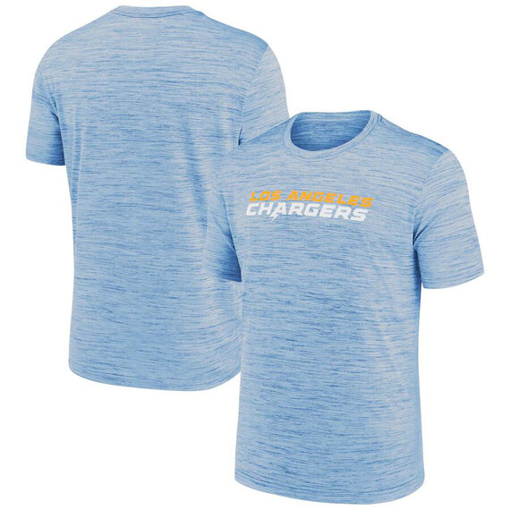 NFL Los Angeles Chargers Team Logo Short Sleeve Polyester Shirt,crewneck 3d graphic tee for football fans
