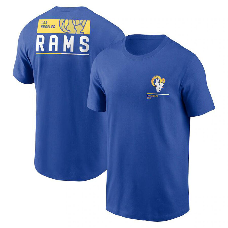 short sleeve NFL Los Angeles Rams Adult Gameday T-Shirt,Unleash Your Team Spirit During Game Day