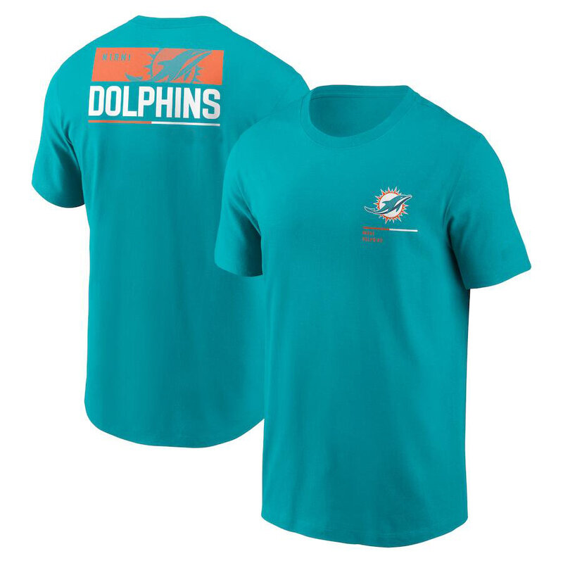 short sleeve NFL Miami Dolphins Adult Gameday T-Shirt,Unleash Your Team Spirit During Game Day