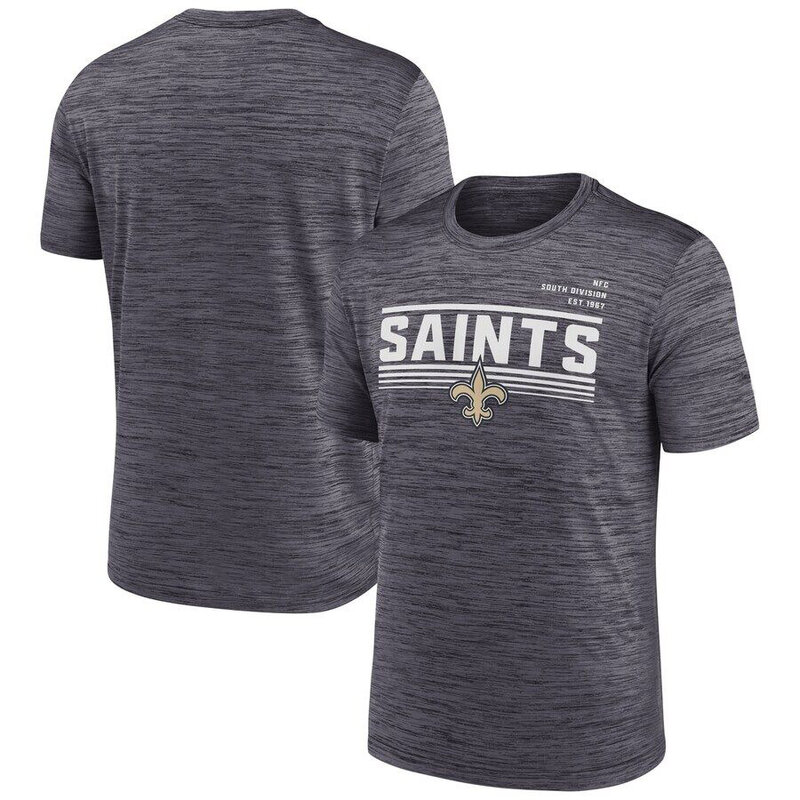 NFL New Orleans Saints Footall Shirt Short Sleeve Dri-fit workout gym running sport tee