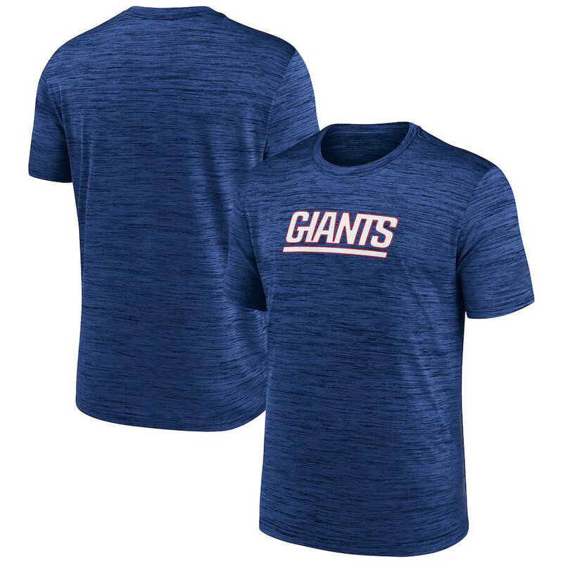 NFL New York Giants Team Logo Short Sleeve Polyester Shirt,crewneck 3d graphic tee for football fans