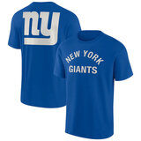 NFL New York Giants Team Logo Short Sleeve Polyester Performance game day Shirt,crewneck 3d print tee for football fans