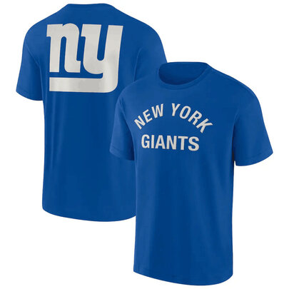 NFL New York Giants Team Logo Short Sleeve Polyester Performance game day Shirt,crewneck 3d print tee for football fans