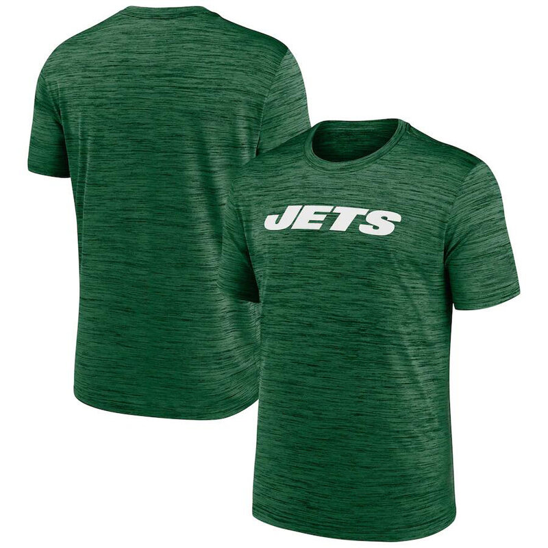 NFL New York Jets Team Logo Short Sleeve Polyester Shirt,crewneck 3d graphic tee for football fans