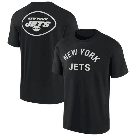 NFL New York Jets Team Logo Short Sleeve Polyester Performance game day Shirt,crewneck 3d print tee for football fans