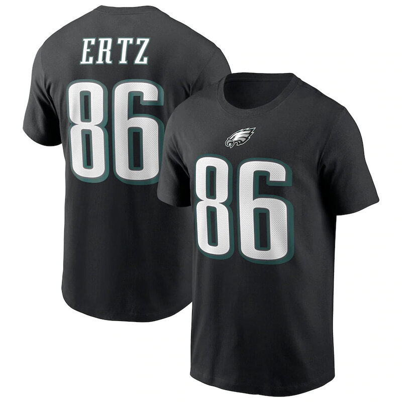 NFL Philadelphia Eagles Team logo player name and number Footall Shirt Short Sleeve Dri-fit workout gym running sport tee