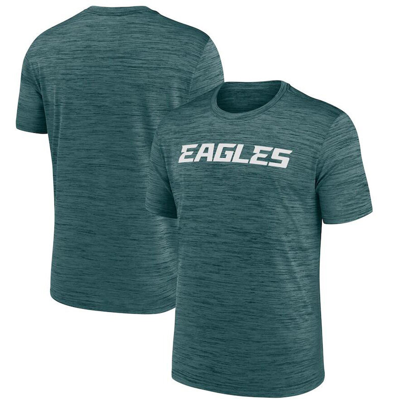 NFL Philadelphia Eagles Team Logo Short Sleeve Polyester Shirt,crewneck 3d graphic tee for football fans