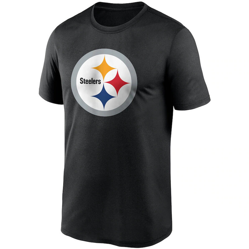 NFL Pittsburgh Steelers Team logo player name and number Footall Shirt Short Sleeve Dri-fit workout gym running sport tee