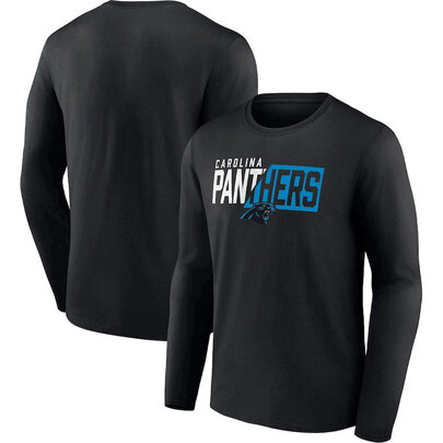 NFL Carolina Panthers Footall Shirt Long Sleeve Dri-fit gym workout tee