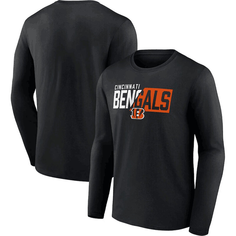 NFL Cincinnati Bengals Footall Shirt Long Sleeve Dri-fit gym workout tee