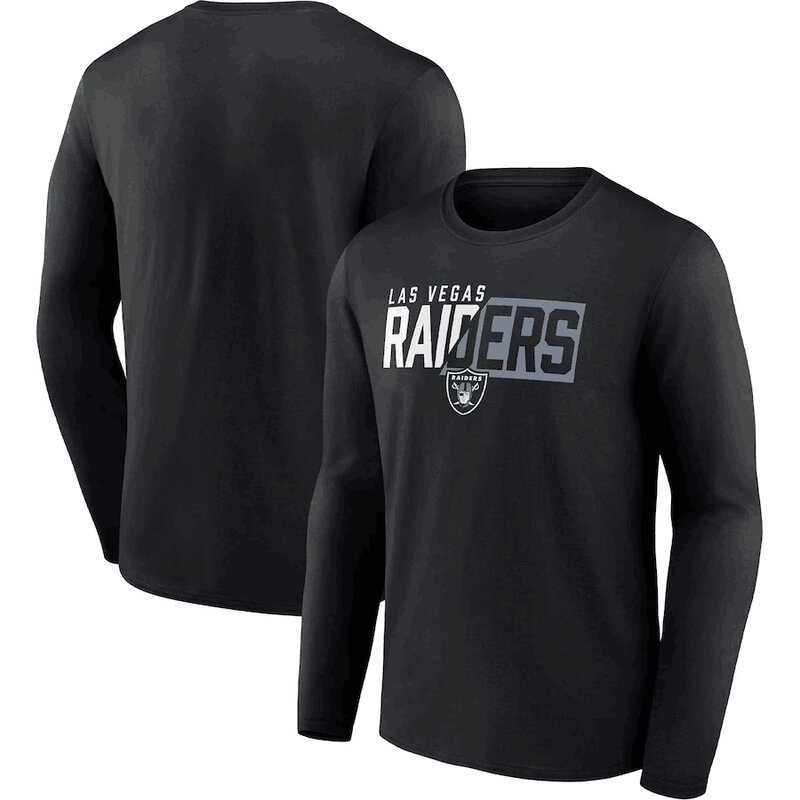 NFL Las Vegas Raiders Footall Shirt Long Sleeve Dri-fit gym workout tee