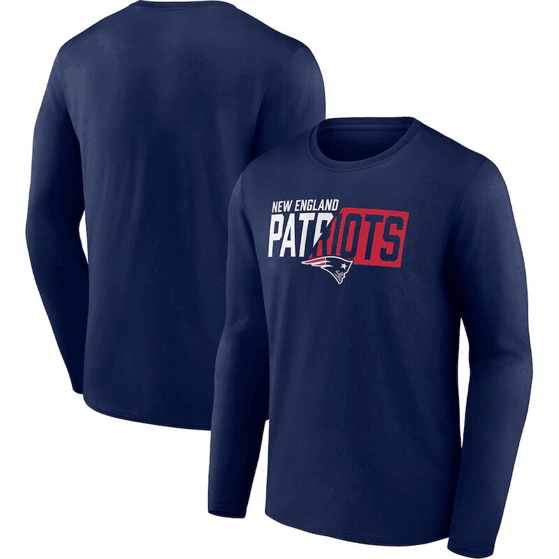 NFL New England Patriots Footall Shirt Long Sleeve Dri-fit gym workout tee