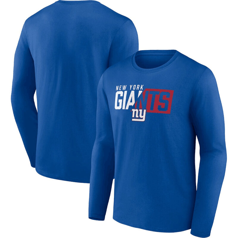 NFL New York Giants Footall Shirt Long Sleeve Dri-fit gym workout tee