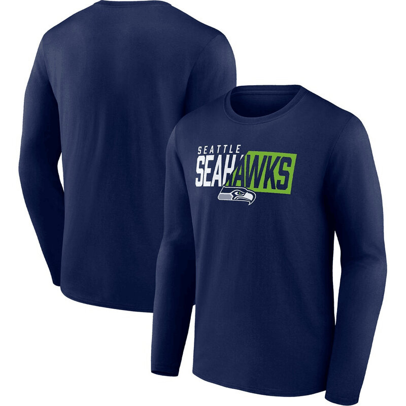NFL Seattle Seahawks Footall Shirt Long Sleeve Dri-fit gym workout tee