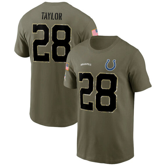 short sleeve crewneck NFL Officially Licensed Indianapolis Colts Adult Salute To Service Fan Tee for Men and Women