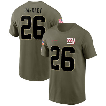 short sleeve crewneck NFL Officially Licensed New York Giants Adult Salute To Service Fan Tee for Men and Women