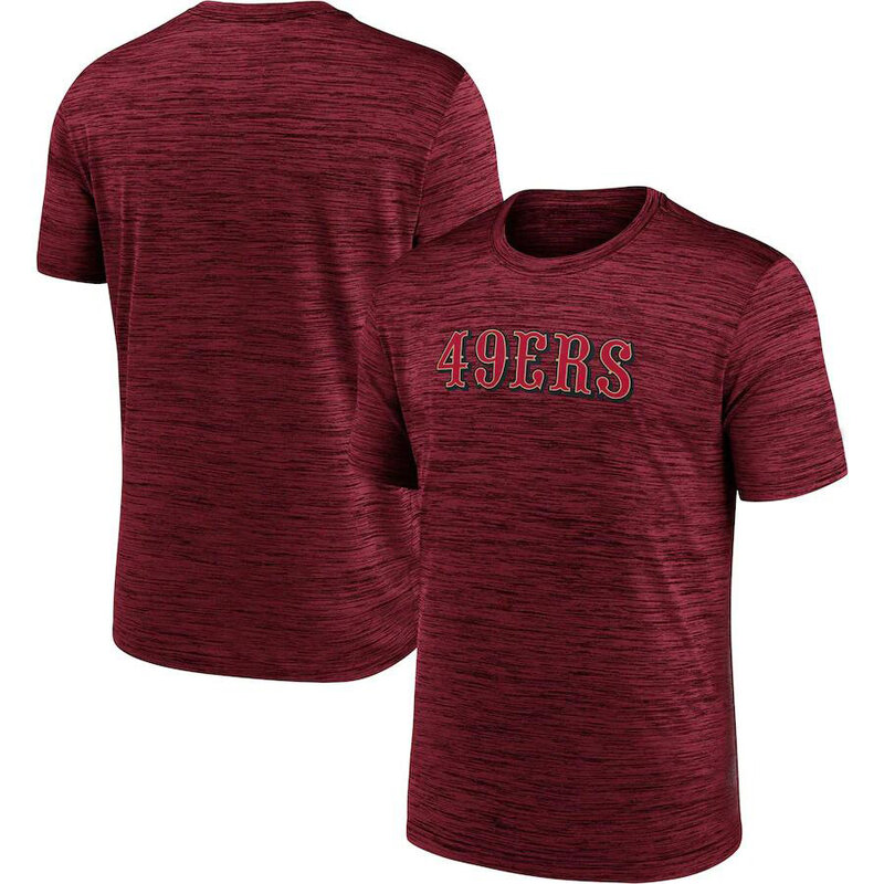 NFL San Francisco 49ers Team Logo Short Sleeve Polyester Shirt,crewneck 3d graphic tee for football fans