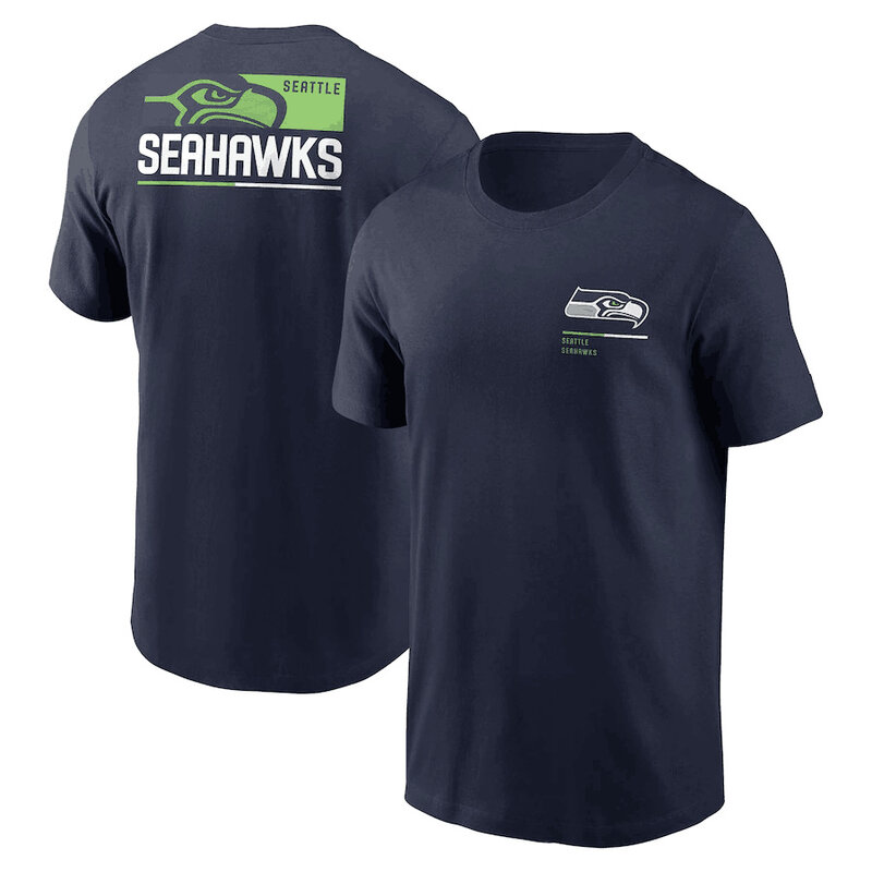 short sleeve NFL Seattle Seahawks Adult Gameday T-Shirt,Unleash Your Team Spirit During Game Day