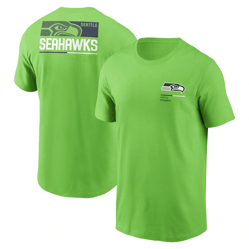 short sleeve NFL Seattle Seahawks Adult Gameday T-Shirt,Unleash Your Team Spirit During Game Day