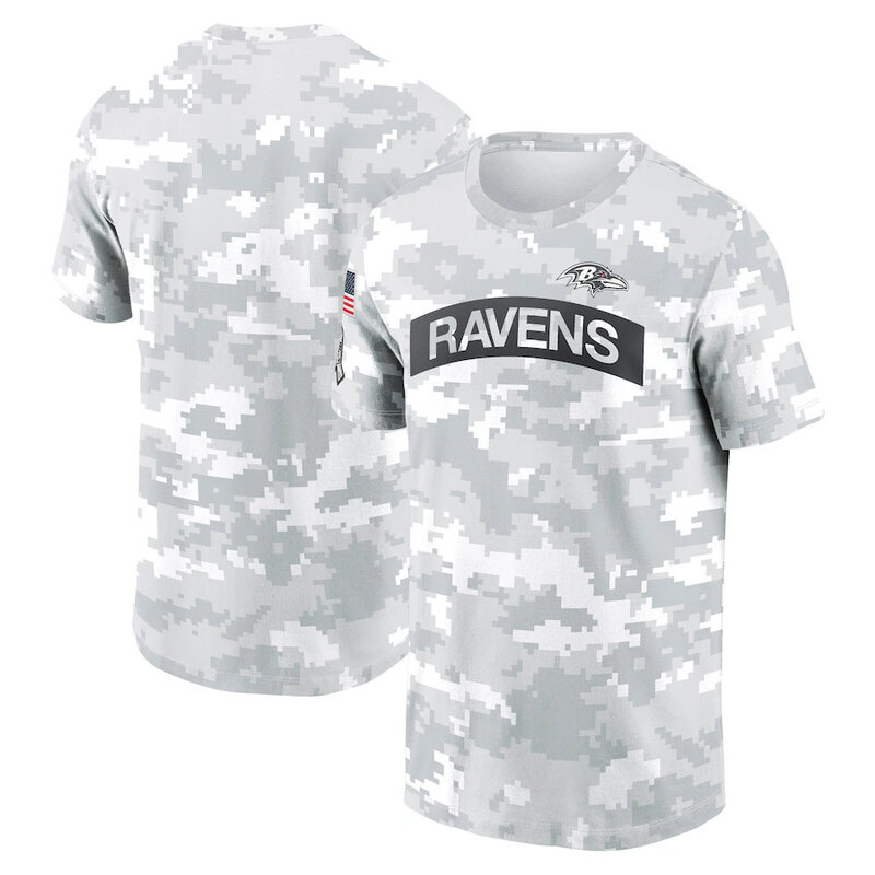 NFL short sleeve Baltimore Ravens crewneck football tee shirt for gameday