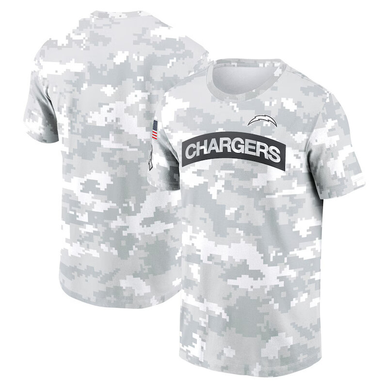 NFL short sleeve Los Angeles Chargers crewneck football tee shirt for gameday
