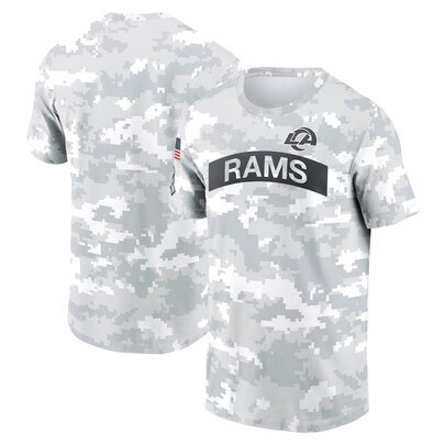 NFL short sleeve Los Angeles Rams crewneck football tee shirt for gameday