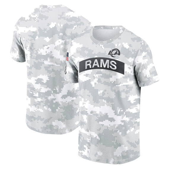 NFL short sleeve Los Angeles Rams crewneck football tee shirt for gameday