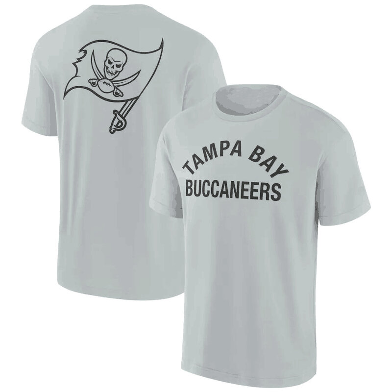 NFL Tampa Bay Buccaneers Team Logo Short Sleeve Polyester Performance game day Shirt,crewneck 3d print tee for football fans