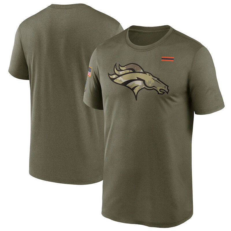 Honor our service members while supporting the short sleeve NFL Denver Broncos salute to service shirt,Unleash Your Team Spirit During Game Day