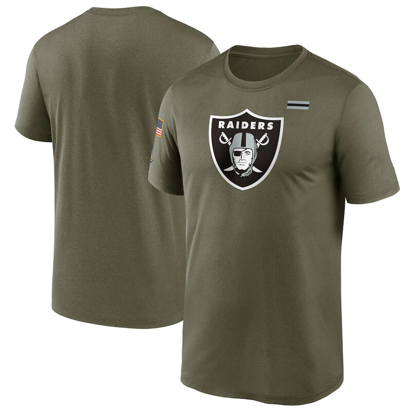 Honor our service members while supporting the short sleeve NFL Las Vegas Raiders salute to service shirt,Unleash Your Team Spirit During Game Day
