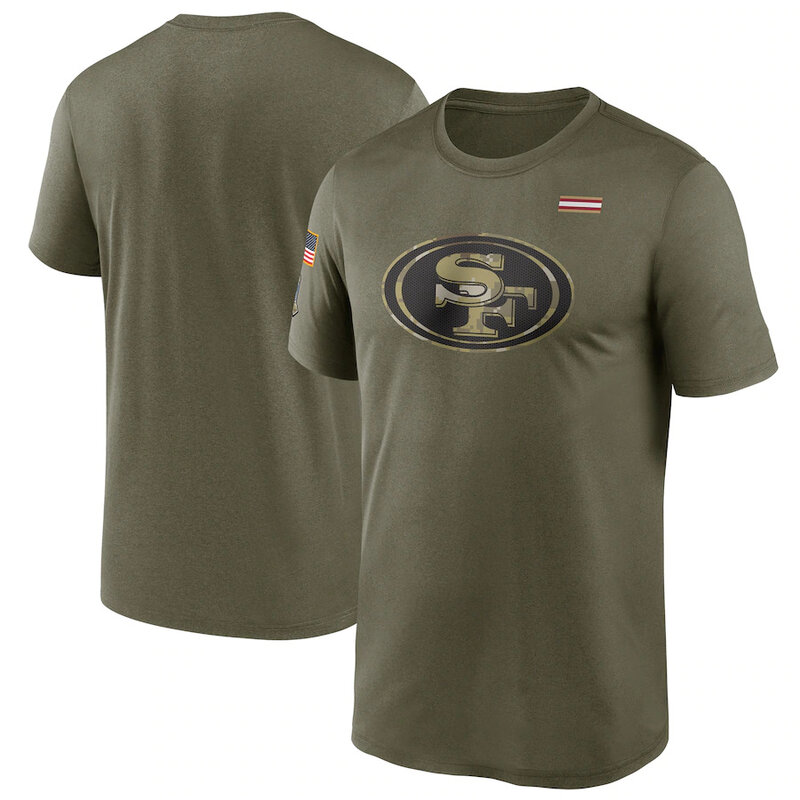 Honor our service members while supporting the short sleeve NFL San Francisco 49ers salute to service shirt,Unleash Your Team Spirit During Game Day