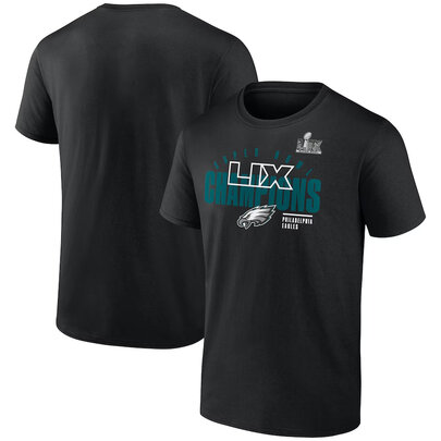 NFL Tee Super Bowl Philadelphia Eagles Jersey Black - Eagles 2025 Super Bowl Shirt for NFL football fans