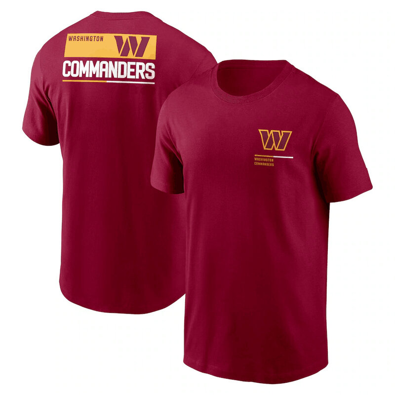 short sleeve NFL Washington Commanders Adult Gameday T-Shirt,Unleash Your Team Spirit During Game Day
