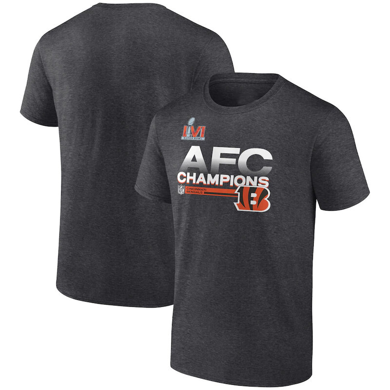 short sleeve crewneck NFL Cincinnati Bengals Super Bowl Gear,football Apparel,NFL fan jersey tee