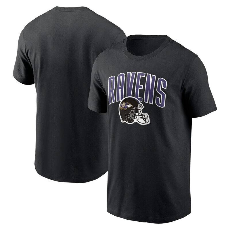 NFL Baltimore Ravens Football Tee Short Sleeve Crewneck Quick Dry Workout running gym Shirt