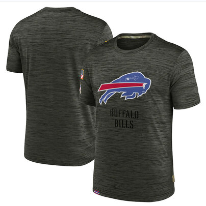 NFL Buffalo Bills Football gear Short Sleeve Crewneck Tee Quick Dry Workout running gym sport Shirt