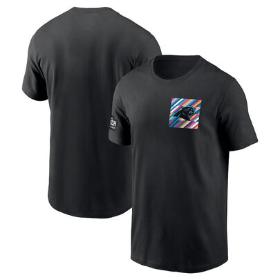 NFL Team Logo Carolina Panthers game day Tee Short Sleeve crewneck 3D graphic Shirt