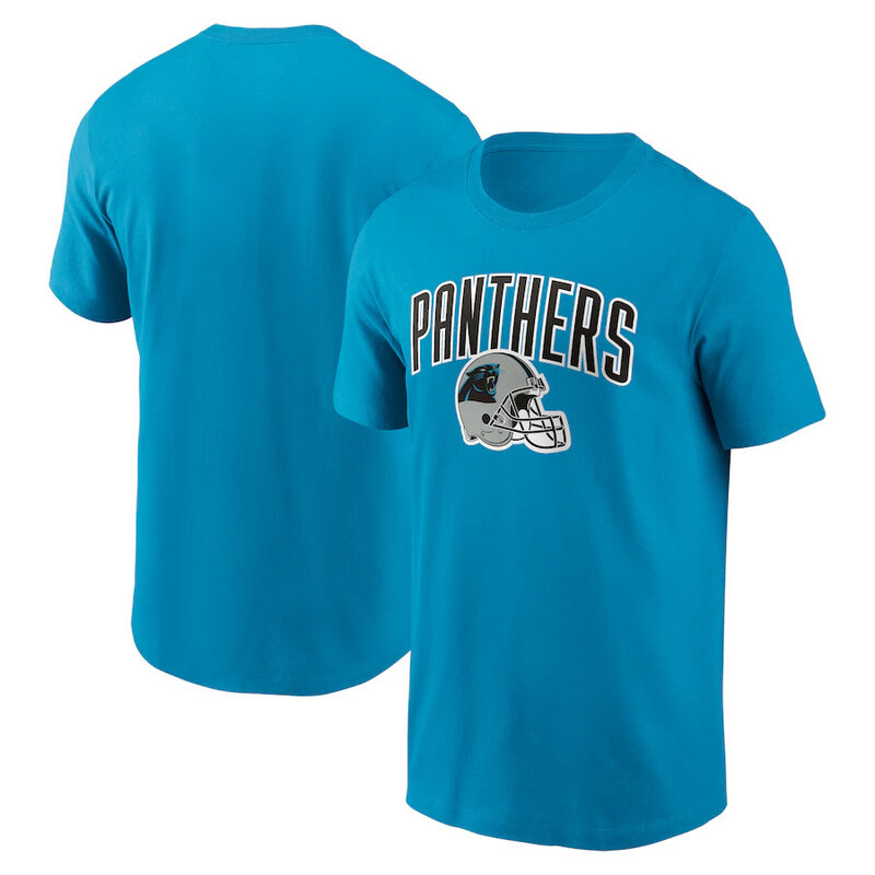 NFL Carolina Panthers Football Tee Short Sleeve Crewneck Quick Dry Workout running gym Shirt