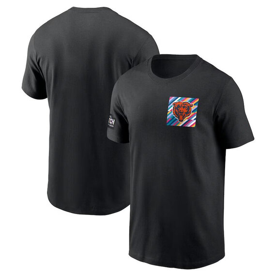 NFL Team Logo Chicago Bears game day Tee Short Sleeve crewneck 3D graphic Shirt