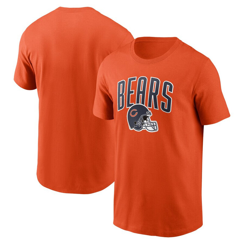 NFL Chicago Bears Football Tee Short Sleeve Crewneck Quick Dry Workout running gym Shirt