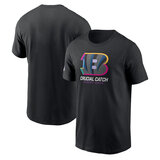 NFL crucial catch merchandise,Short Sleeve Cincinnati Bengals football Shirt,crewneck graphic NFL top Tee