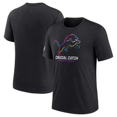 NFL crucial catch merchandise,Short Sleeve Detroit Lions football Shirt,crewneck graphic NFL top Tee