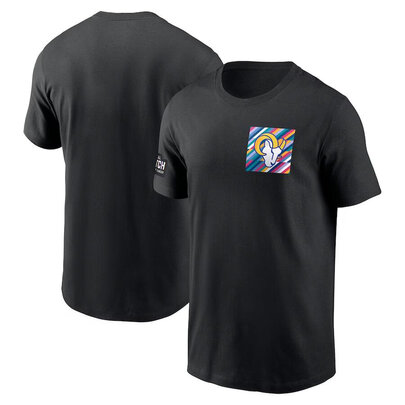 NFL Team Logo Los Angeles Rams game day Tee Short Sleeve crewneck 3D graphic Shirt