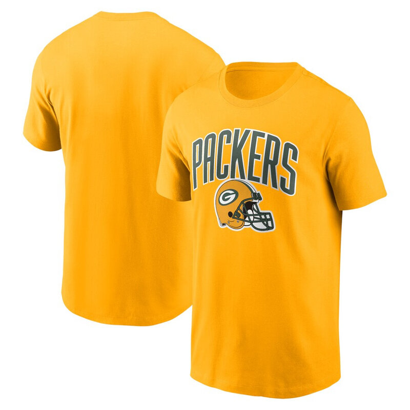 NFL Green Bay Packers Football Tee Short Sleeve Crewneck Quick Dry Workout running gym Shirt