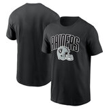 NFL Las Vegas Raiders Football Tee Short Sleeve Crewneck Quick Dry Workout running gym Shirt