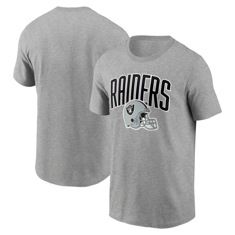 NFL Las Vegas Raiders Football Tee Short Sleeve Crewneck Quick Dry Workout running gym Shirt